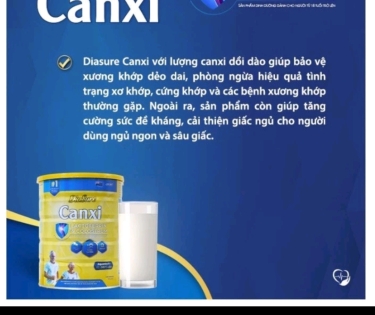 Sữa bột Dia Sure Canxi 850g